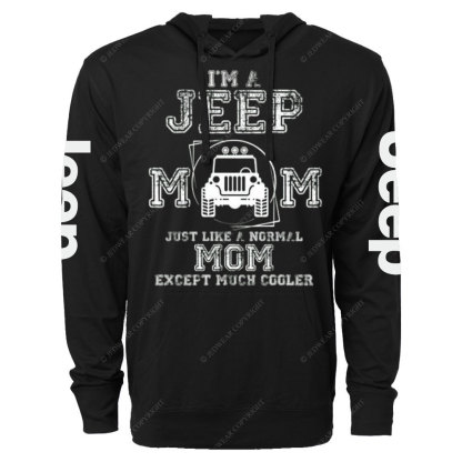 I'm A Jp Mom I Love Jp Oversized Lightweight Hoodie