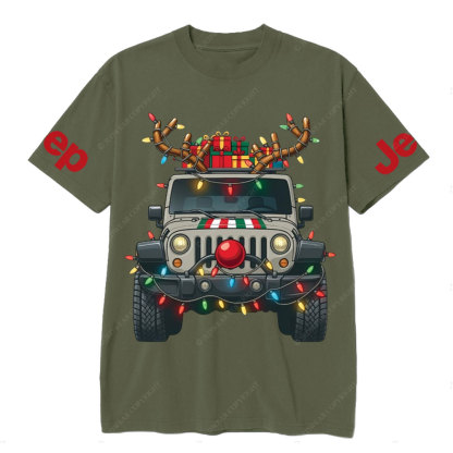 Off-Roading Merry Christmas Jper T-Shirt