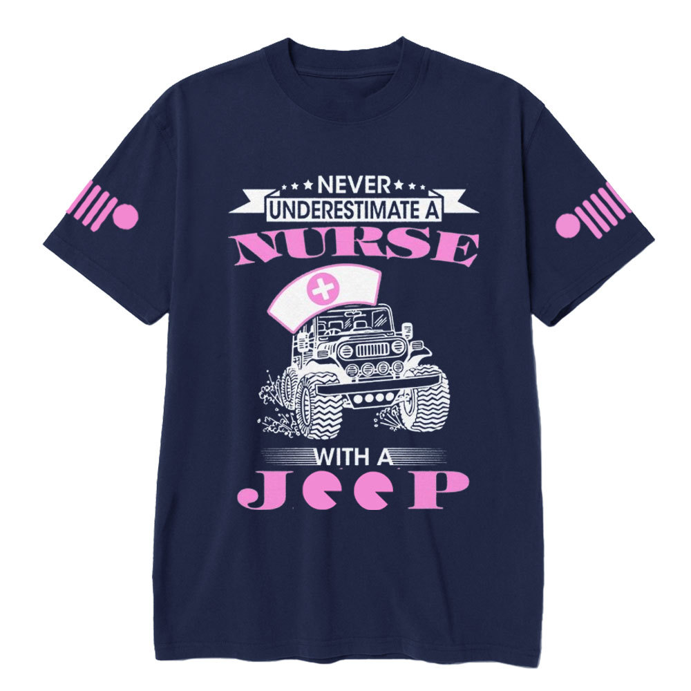 Never Underestimate a Nurse with a Jp T-Shirt