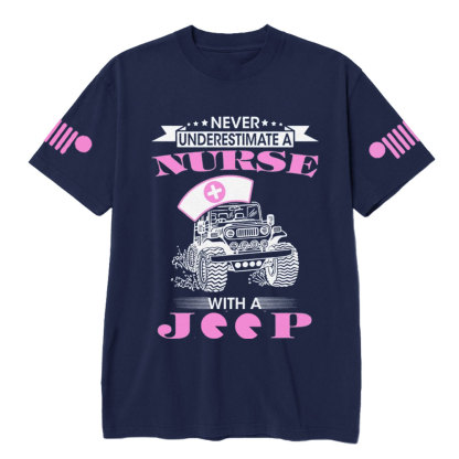 Never Underestimate a Nurse with a Jp T-Shirt