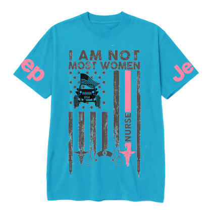 I Am Not Most Women Nurse Jp Flag T-shirt