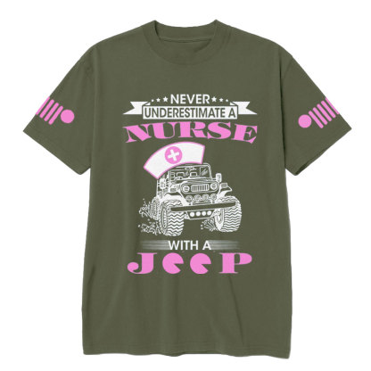 Never Underestimate a Nurse with a Jp T-Shirt