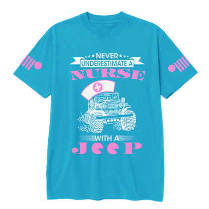 Never Underestimate a Nurse with a Jp T-Shirt