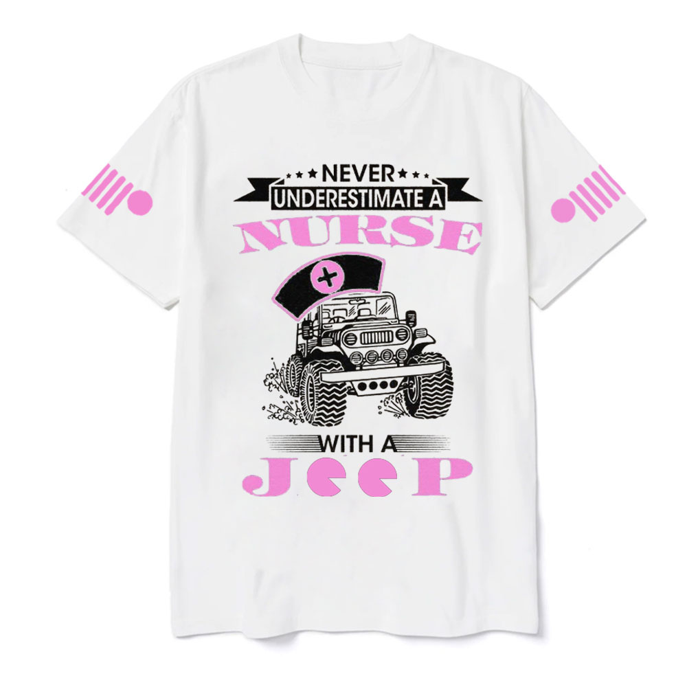 Never Underestimate a Nurse with a Jp T-Shirt
