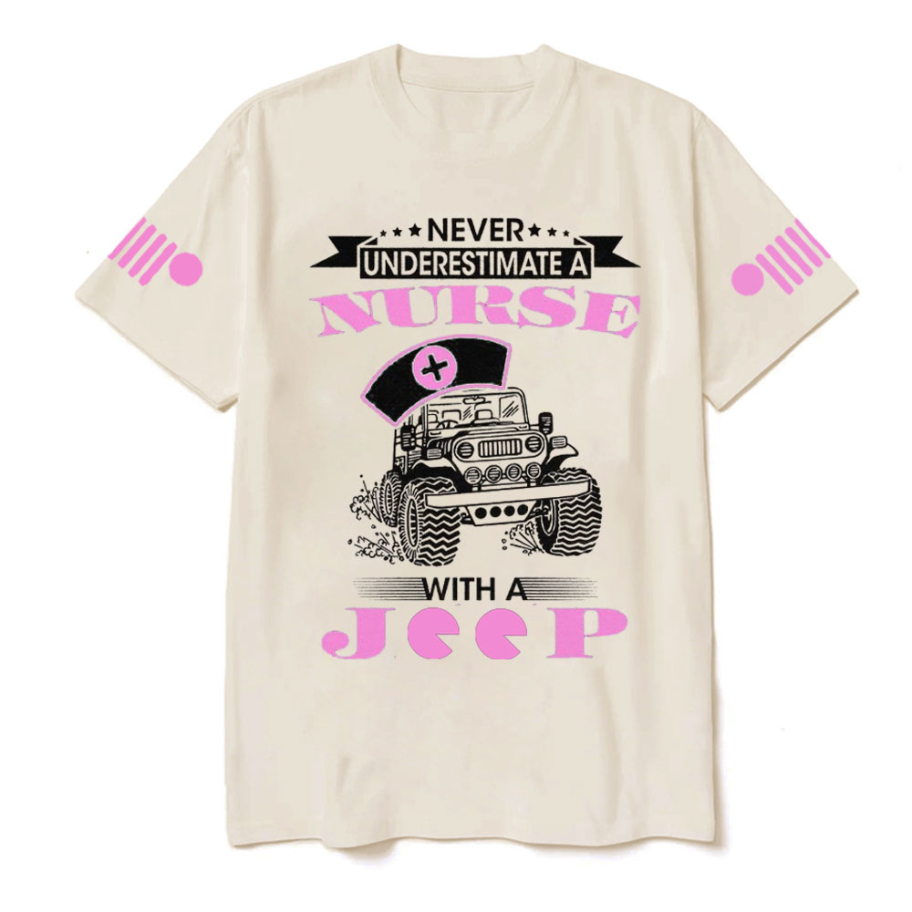 Never Underestimate a Nurse with a Jp T-Shirt