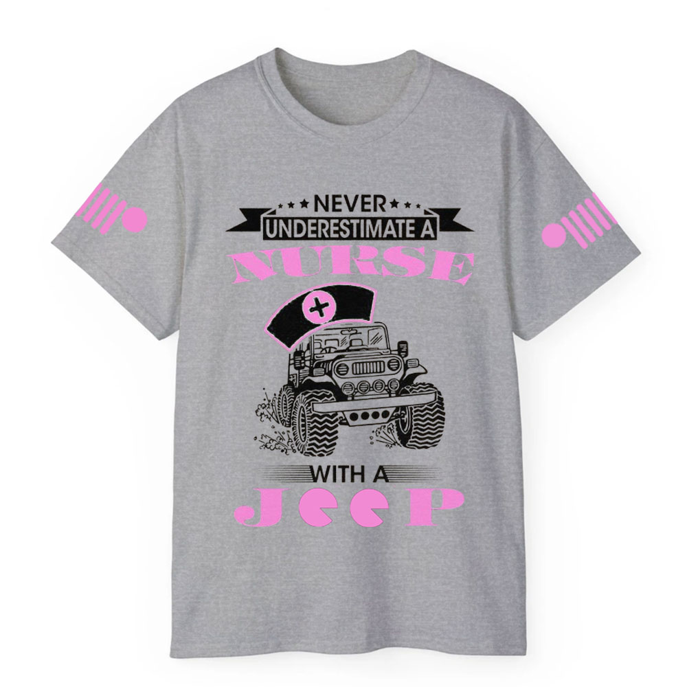Never Underestimate a Nurse with a Jp T-Shirt