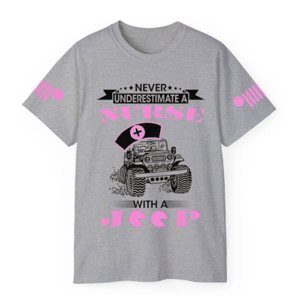 Never Underestimate a Nurse with a Jp T-Shirt