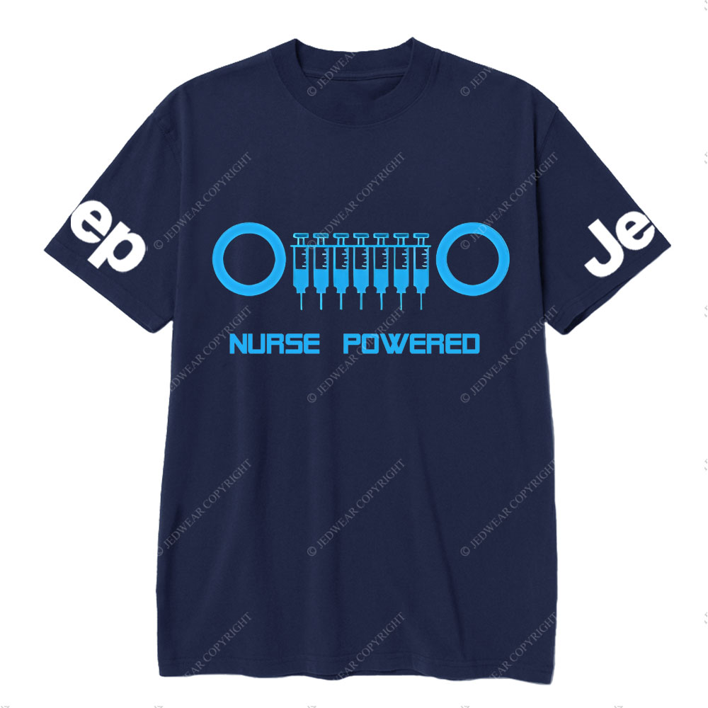 Jp Needle Grille Nurse Powered Jp Enthusiast T-Shirt