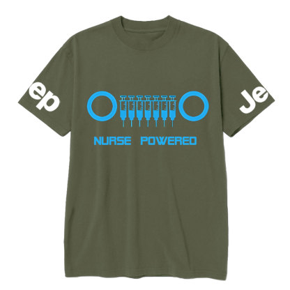 Jp Needle Grille Nurse Powered Jp Enthusiast T-Shirt