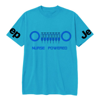 Jp Needle Grille Nurse Powered Jp Enthusiast T-Shirt