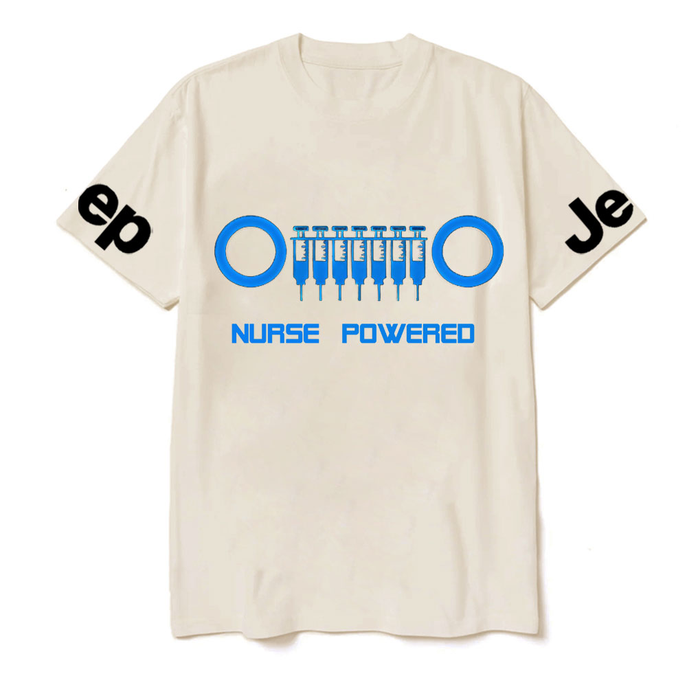 Jp Needle Grille Nurse Powered Jp Enthusiast T-Shirt