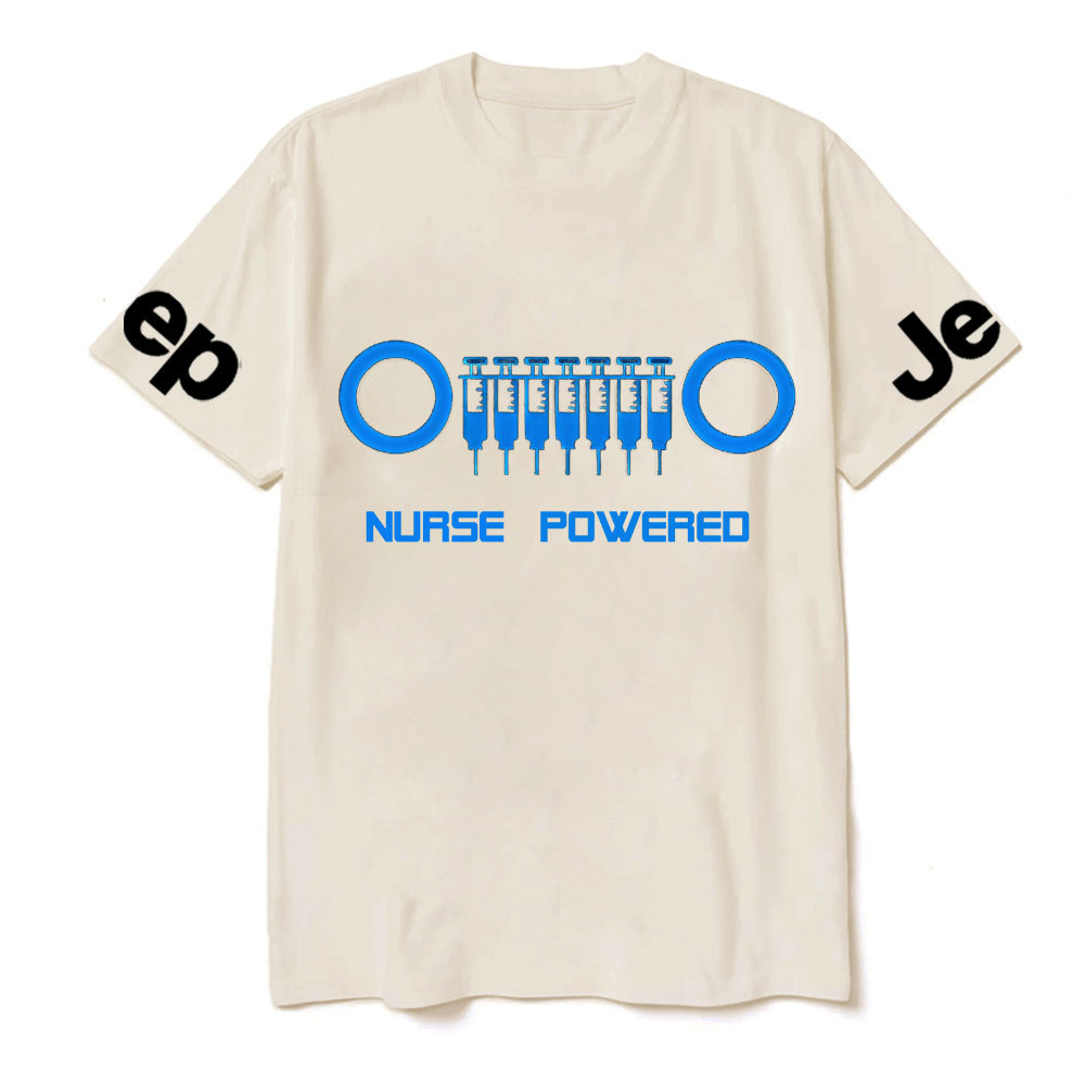 Jp Needle Grille Nurse Powered Jp Enthusiast T-Shirt
