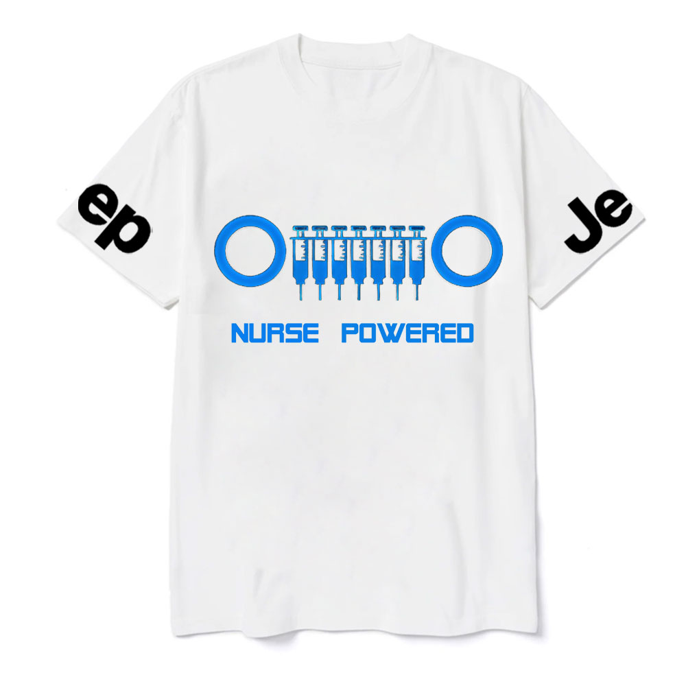 Jp Needle Grille Nurse Powered Jp Enthusiast T-Shirt