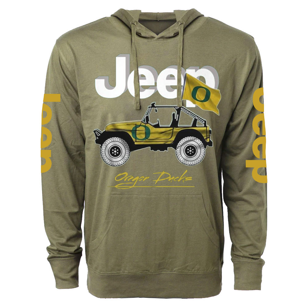 Oregon Ducks Team Jp Oversized Lightweight Hoodie