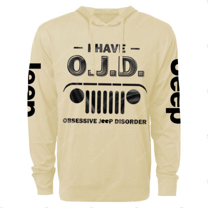 I Have Obsessive Jp Disorder Funny Oversized Lightweight Hoodie