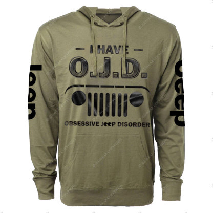 I Have Obsessive Jp Disorder Funny Oversized Lightweight Hoodie