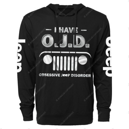 I Have Obsessive Jp Disorder Funny Oversized Lightweight Hoodie
