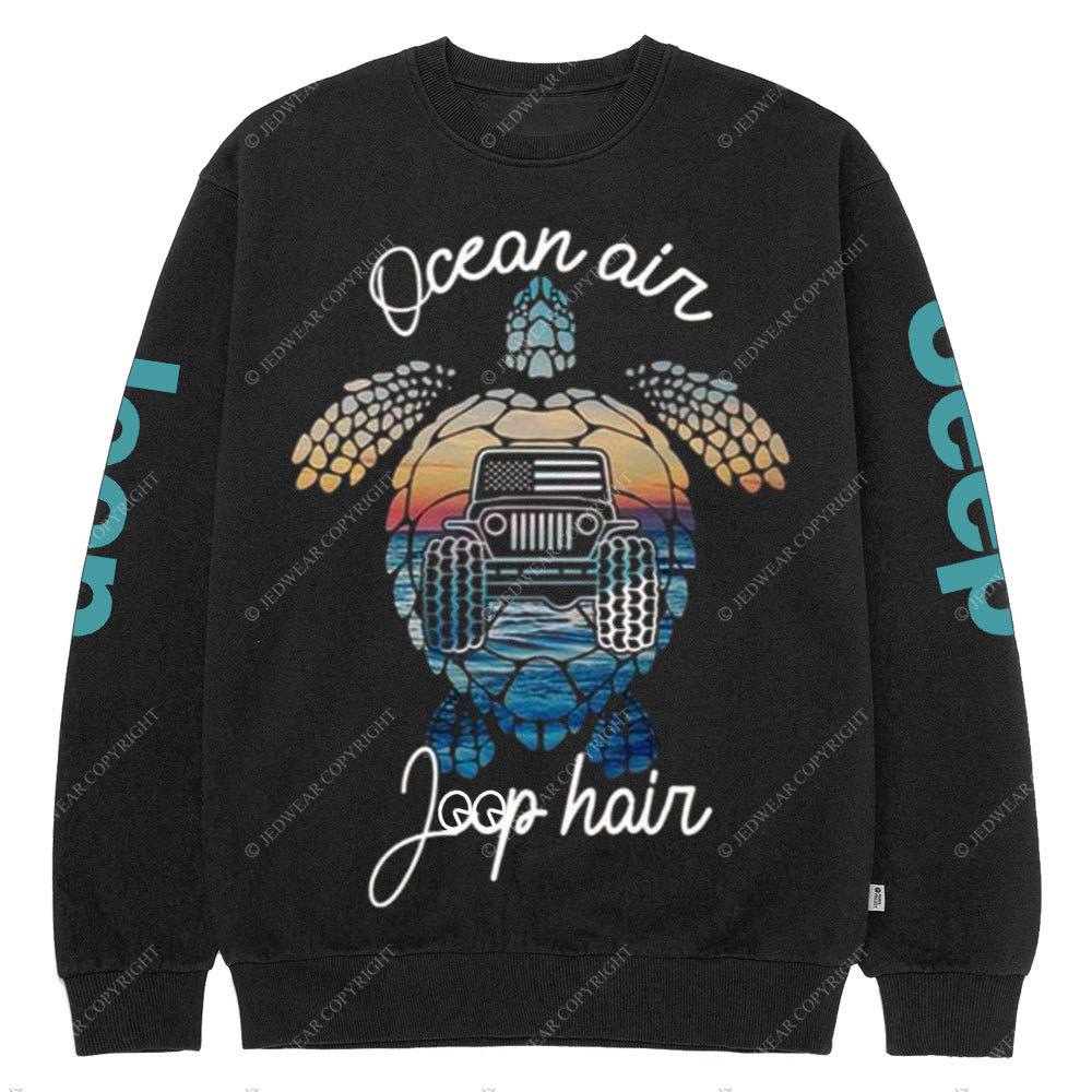 Ocean Air Jp Hair Turtle Crew Neck Sweatshirt