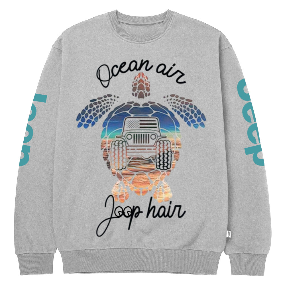 Ocean Air Jp Hair Turtle Crew Neck Sweatshirt