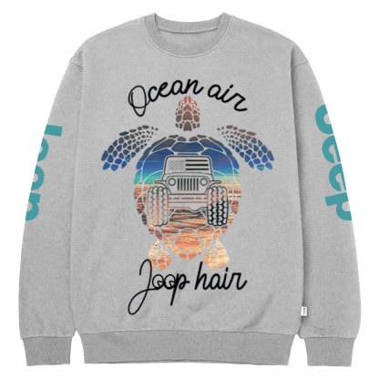 Ocean Air Jp Hair Turtle Crew Neck Sweatshirt