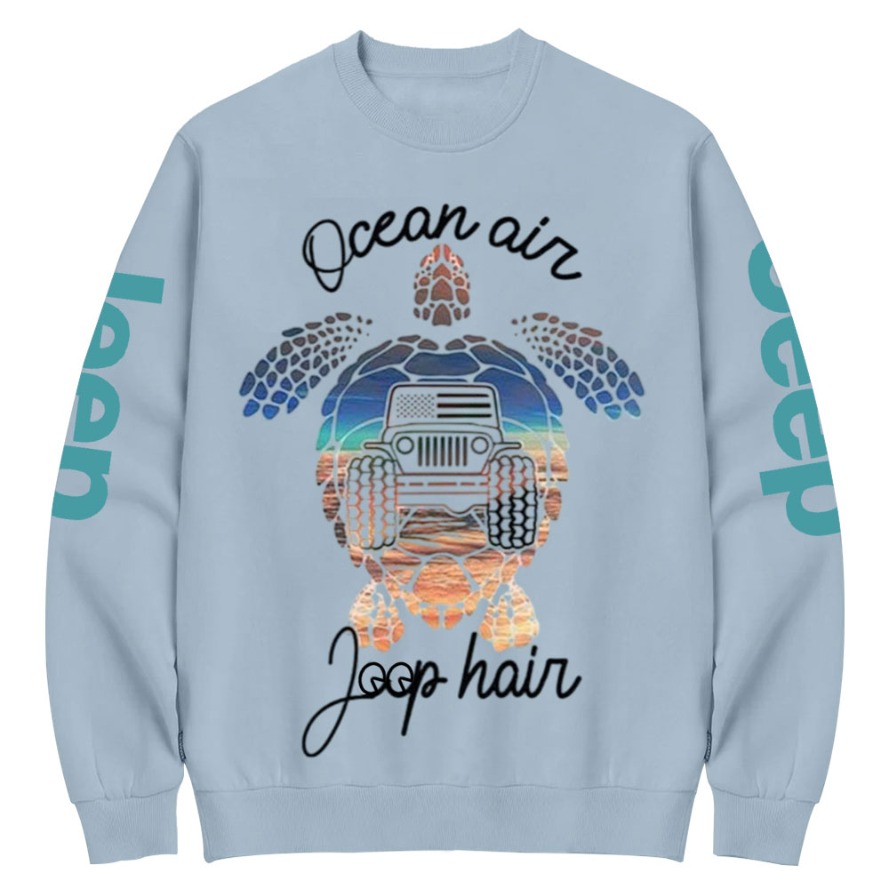Ocean Air Jp Hair Turtle Crew Neck Sweatshirt