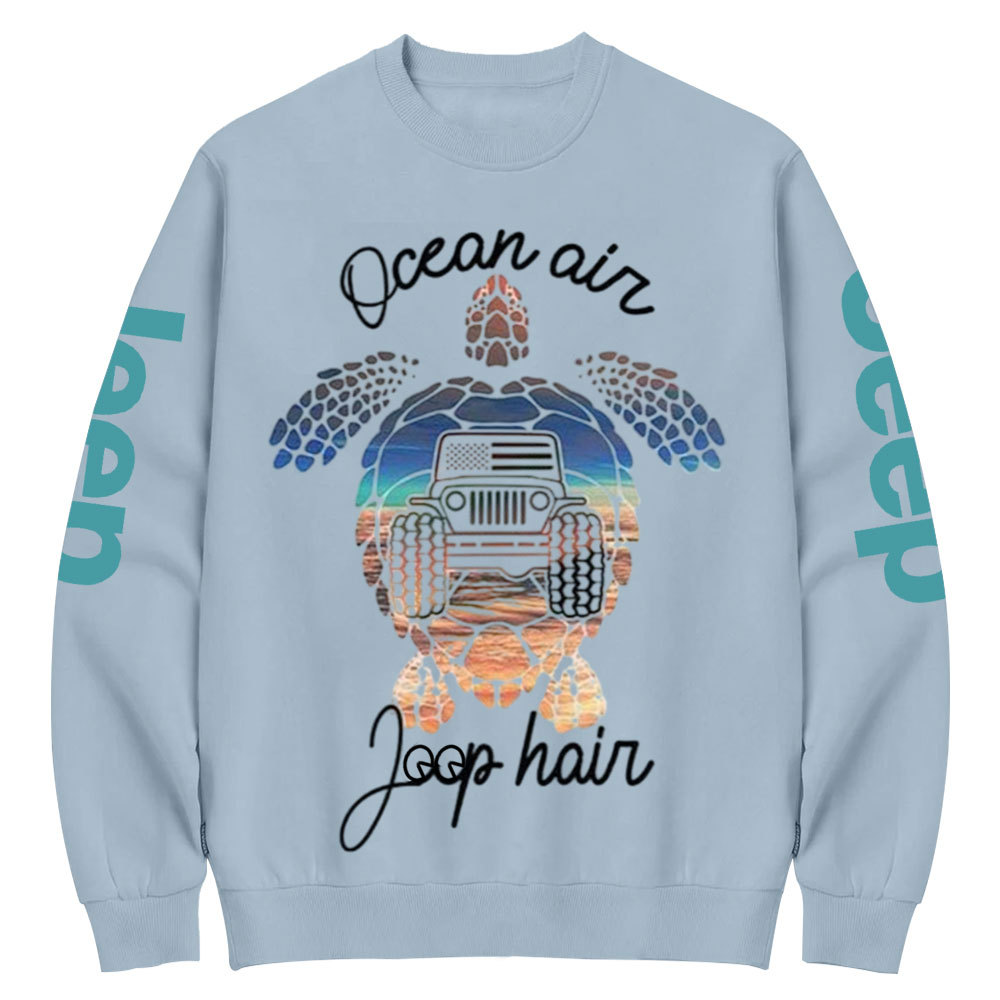 Ocean Air Jp Hair Turtle Crew Neck Sweatshirt