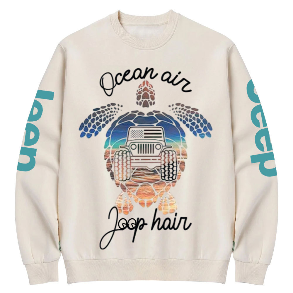 Ocean Air Jp Hair Turtle Crew Neck Sweatshirt