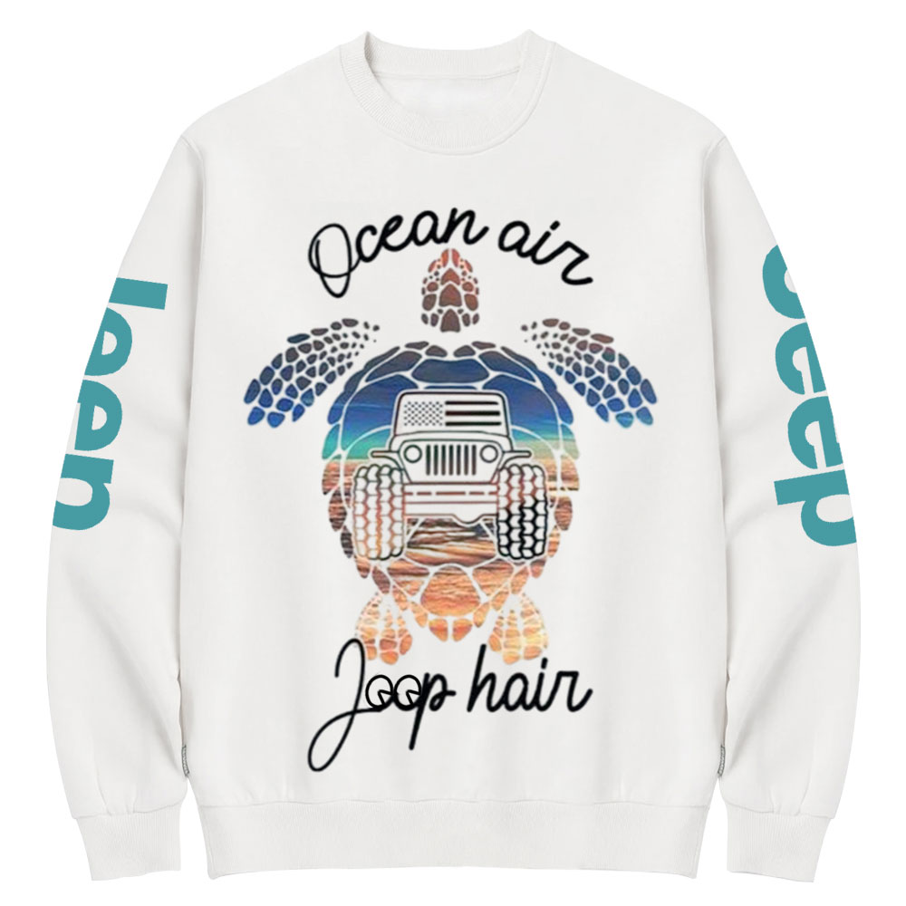 Ocean Air Jp Hair Turtle Crew Neck Sweatshirt