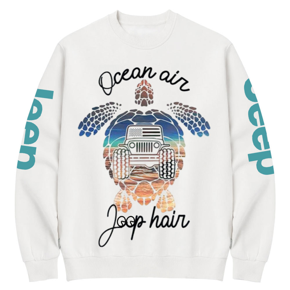 Ocean Air Jp Hair Turtle Crew Neck Sweatshirt
