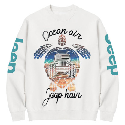 Ocean Air Jp Hair Turtle Crew Neck Sweatshirt