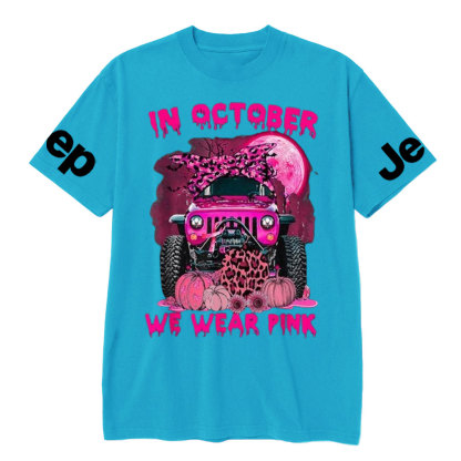 In October We Wear Pink Jp Breast Cancer Awareness Women's T-Shirt