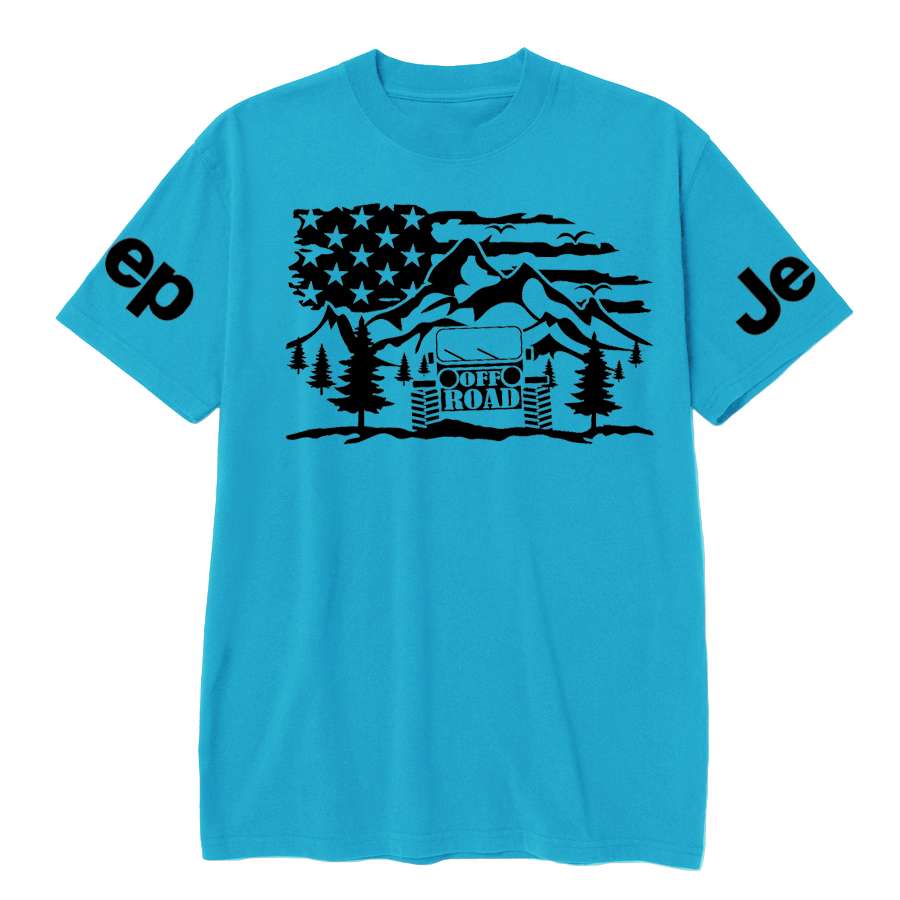 Off Road Scene OffRoad Car Forest T-Shirt
