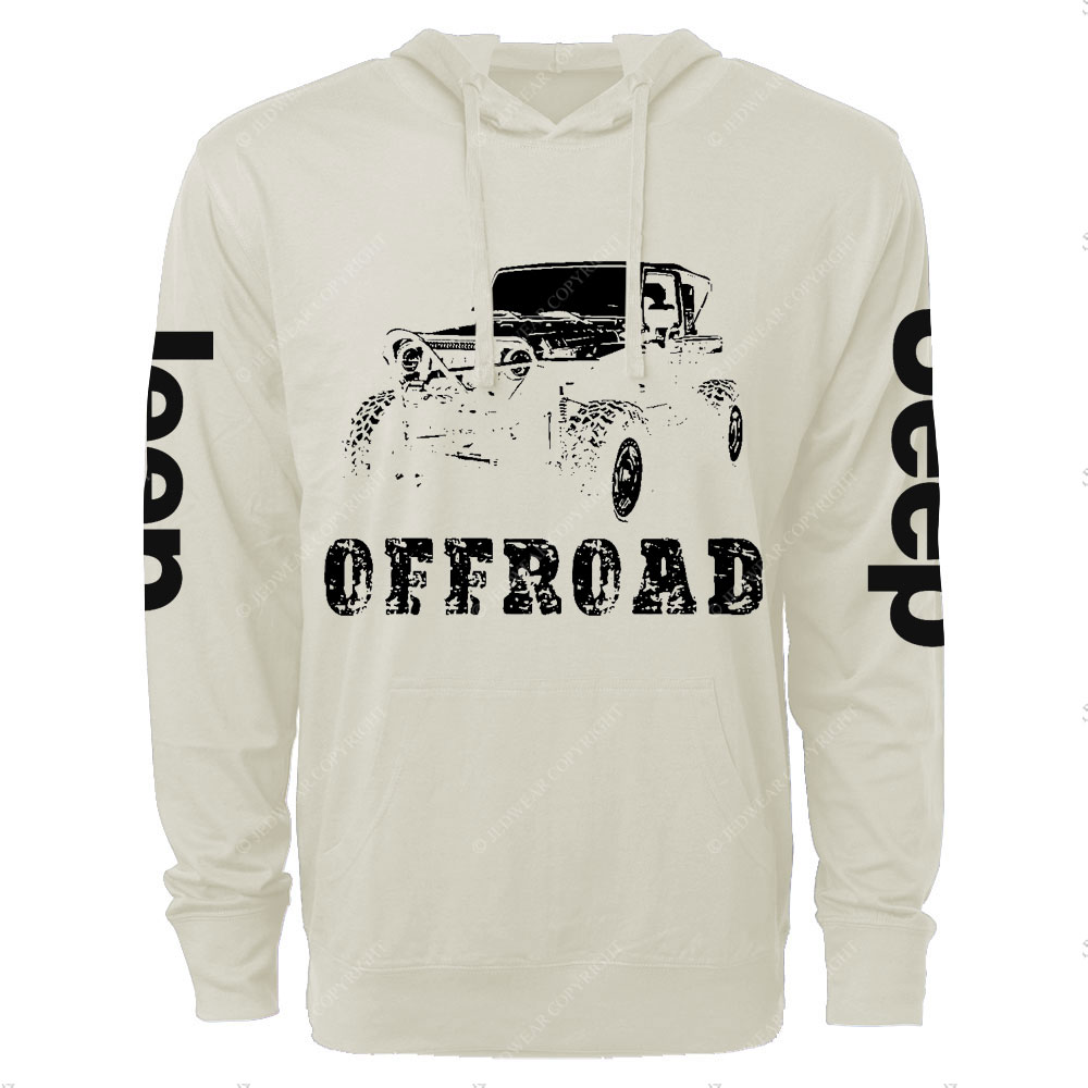 Offroad Jp Car Design Men Oversized Lightweight Hoodie