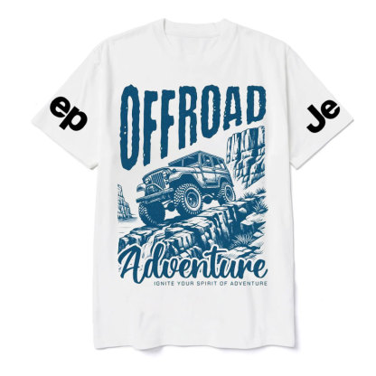 Offroad Adventure Vintage Blue Design Jp Lover T-Shirt
