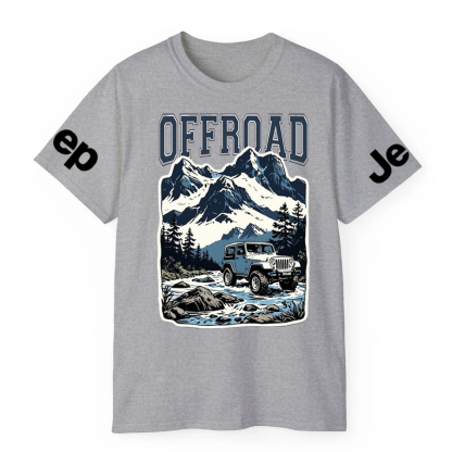 Offroad Snow Mountain River T-Shirt
