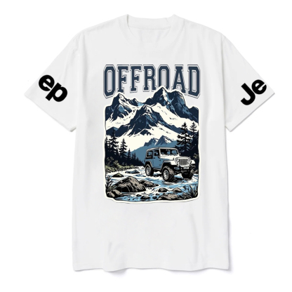 Offroad Snow Mountain River T-Shirt