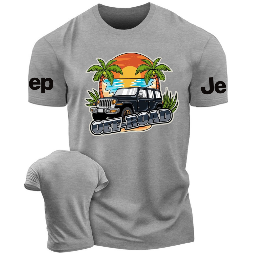 Offroad Sunset Beach 4X4 Jp T-Shirt