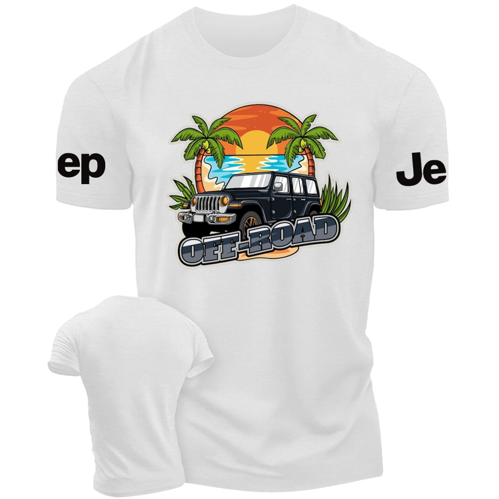 Offroad Sunset Beach 4X4 Jp T-Shirt