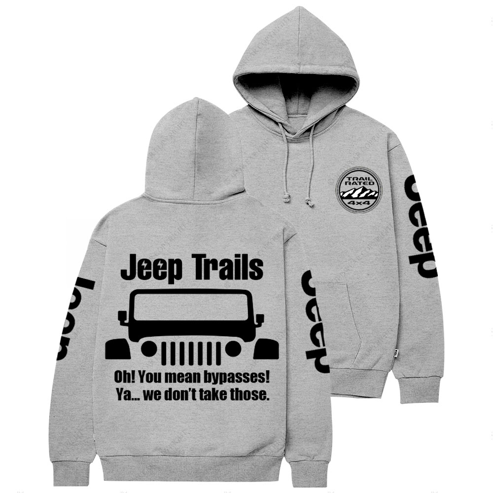 Funny Jp Trail No Bypasses Casual Hoodie