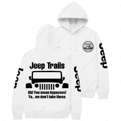 Funny Jp Trail No Bypasses Casual Hoodie