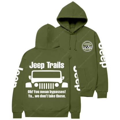 Funny Jp Trail No Bypasses Casual Hoodie