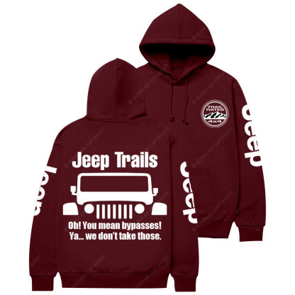 Funny Jp Trail No Bypasses Casual Hoodie