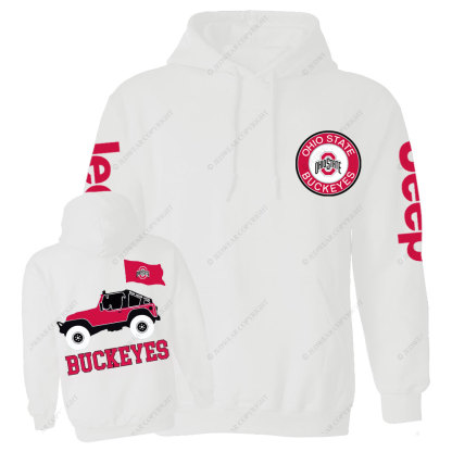 Ohio State Buckeyes Round Sign Jp Casual Hoodie