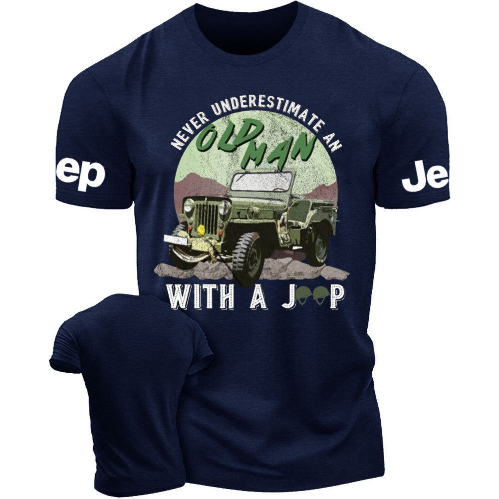 Old Man With A Jp Veterans Gift T-Shirt