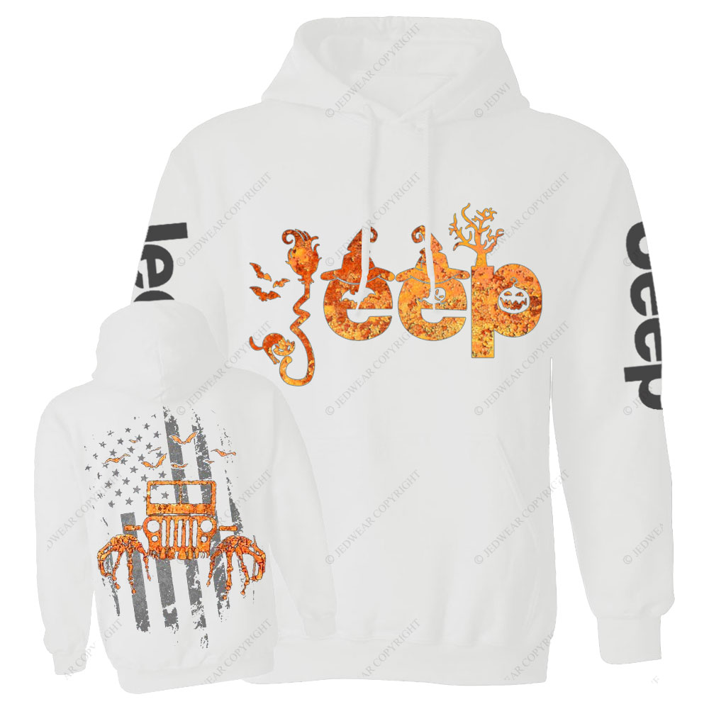 Halloween Jp Is Coming Flag Double Printed Casual Hoodie