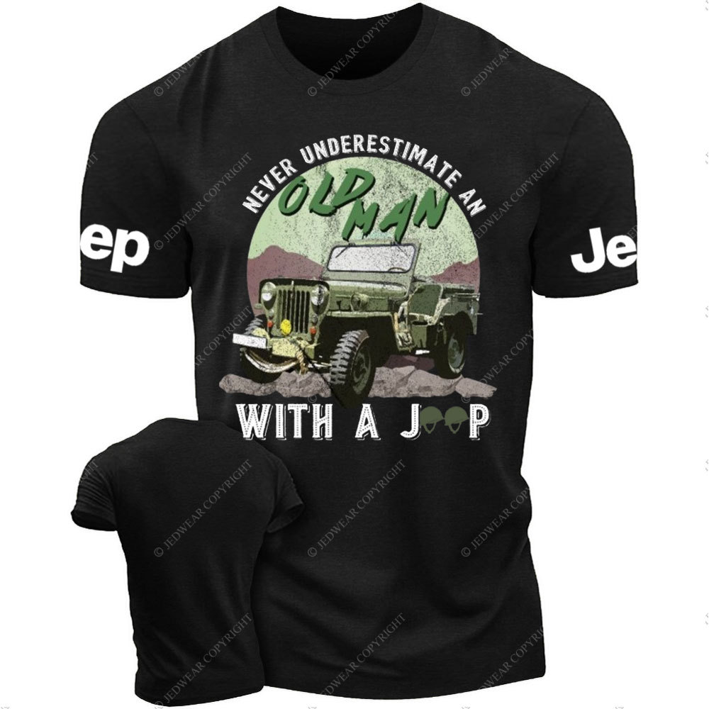 Old Man With A Jp Veterans Gift T-Shirt