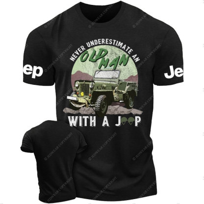 Old Man With A Jp Veterans Gift T-Shirt