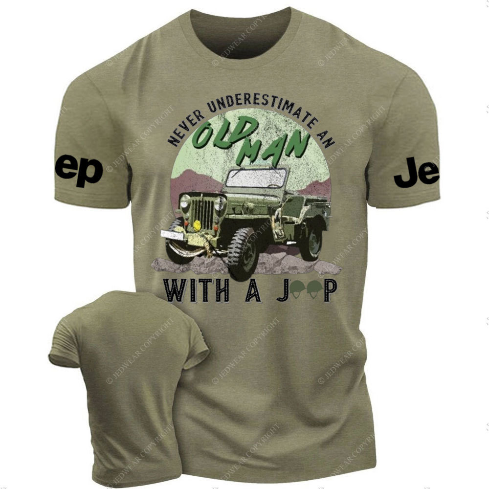 Old Man With A Jp Veterans Gift T-Shirt