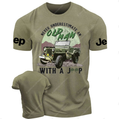 Old Man With A Jp Veterans Gift T-Shirt
