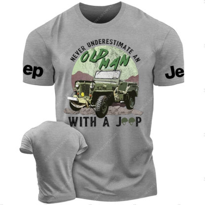 Old Man With A Jp Veterans Gift T-Shirt